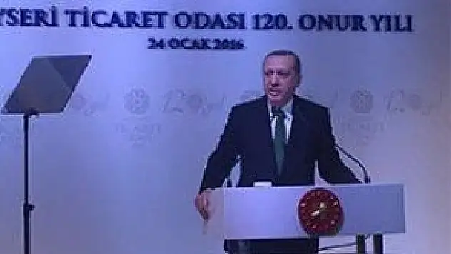 CUMHURBAŞKANI ERDOĞAN KAYSERİ'YE GELDİ
