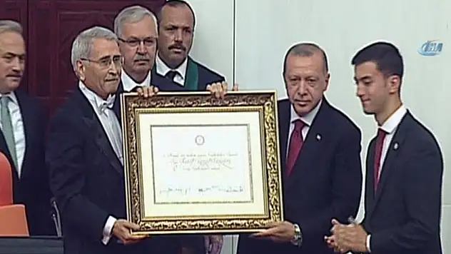 Cumhurbaşkanı Erdoğan yemin etti!