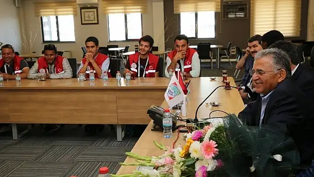 'Damla projesinde' yer alan öğrenciler Melikgazi'de
