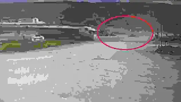 Defalarca takla attı, o anlar güvenlik kamerasına yansıdı