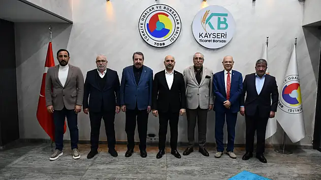 Dev isimler Kayseri'de bir araya geldi! Bu toplantıya bakın kimler katıldı?