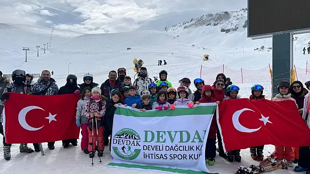 Develi Dağcılık ve Kayak Kulübü 50 yeni sporcu yetiştirdi