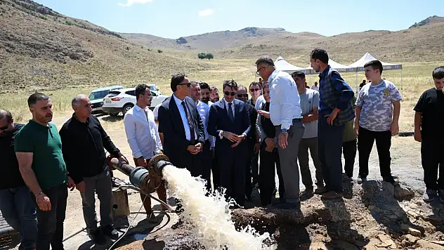 Develi'de beklenen proje hayata geçirildi: 10 Bin hayvana içme suyu sağlandı