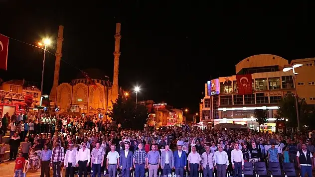 Develi'de 15 Temmuz destanı etkinliklerinde muhteşem final