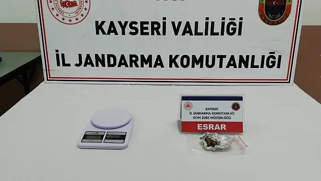 Develi'de uyuşturucu operasyonu