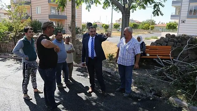 Develi'de yol çalışmaları sürüyor
