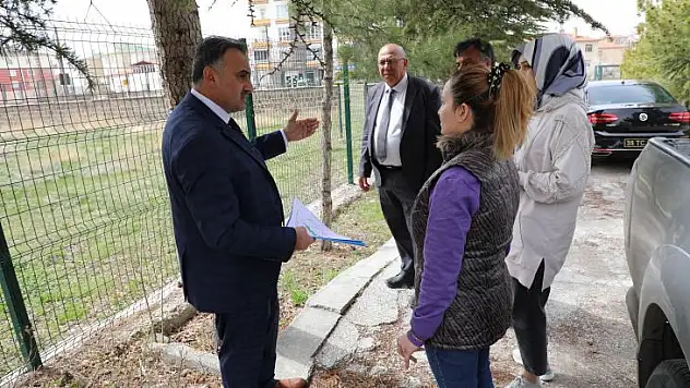 Develi'nin en büyük parkı 'Sağlık Park' için çalışmalar başlıyor