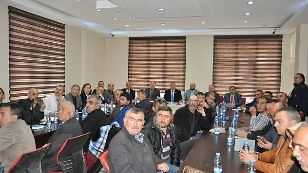Develi ovası sağ sahil sulaması için istişare yapıldı