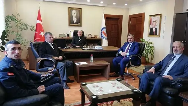 Develi protokolünden korona virüsüne karşı önlem toplantısı
