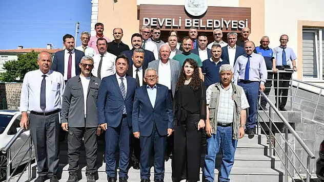 Develi'ye Büyükşehir ziyareti: Hizmetler konuşuldu