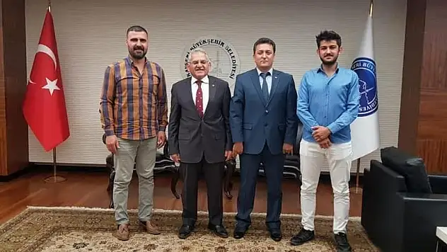 Develispor, Memduh Büyükkılıç'ı ziyaret etti