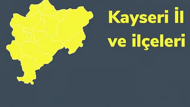 Dikkat! Meteoroloji'den Kayseri için sarı uyarı!