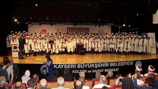 Kayseri'de icazet merasimi