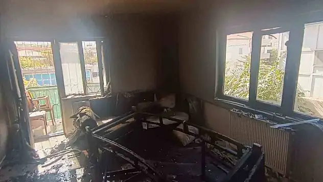 Kahramanmaraş'ta ev yandı!