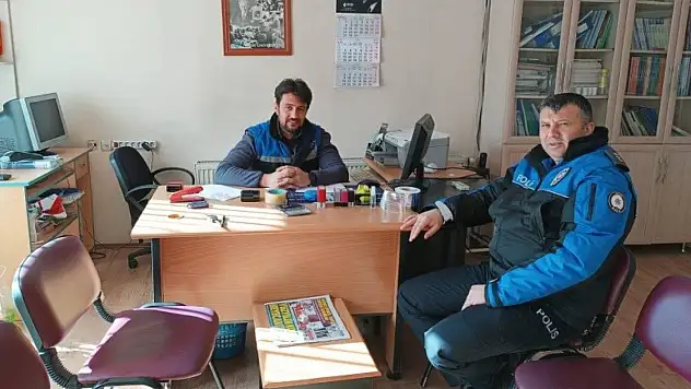 Polis ekipleri tek tek bilgilendirdi!
