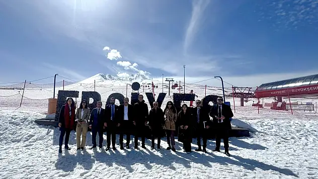 Erciyes'e Belçika çıkarması: Hayran kaldılar!