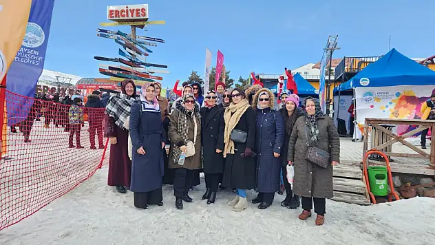 'Erciyes'i ilk defa gördüler'