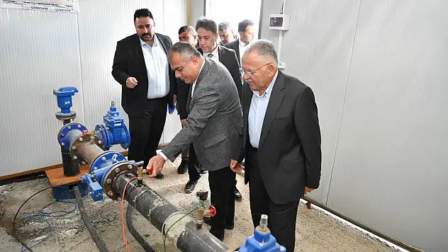 Erciyes'in eteklerinde 200 metreden su çıktı!