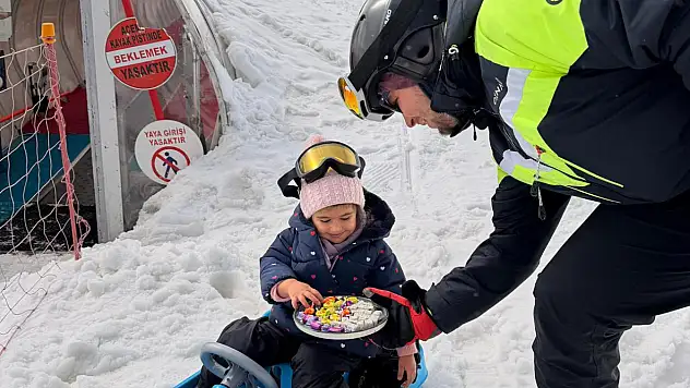 Erciyes'te bayram sürprizi