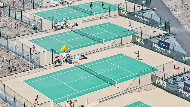 Erciyes'te Dünya tenis turu heyecanı başladı