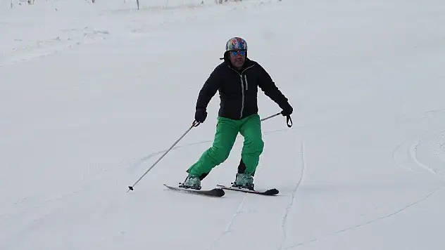 Erciyes'te kayak sezonu açıldı