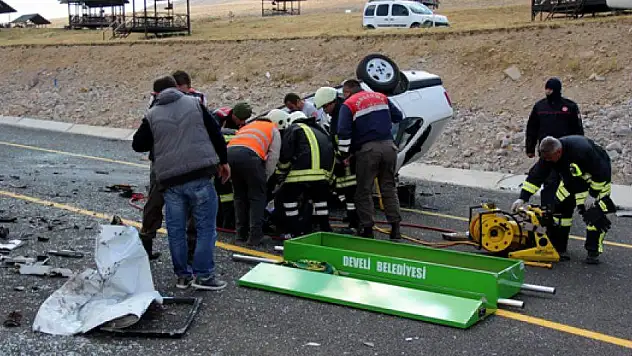 Erciyes'te kaza: 1 ölü, 4 yaralı