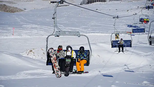Erciyes'te pazar manzaraları