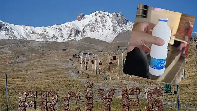 Erciyes'te şaşırtan görüntü: Yıllardır su içtiğimiz çeşmelerden ne akıyor?