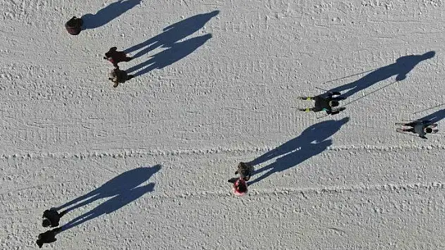 Erciyes'e akın ettiler...