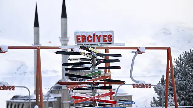 Erciyes'te sezon erken başladı