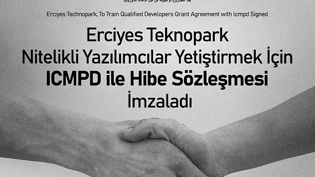Hibe sözleşmesi imzaladılar...