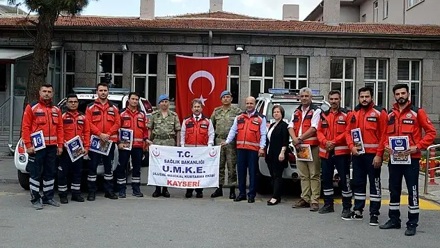 Erciyes 2019 Uluslararası Askeri Tatbikata Katılan UMKE Ekipleri Başarı Belgesi ile Ödüllendirildi