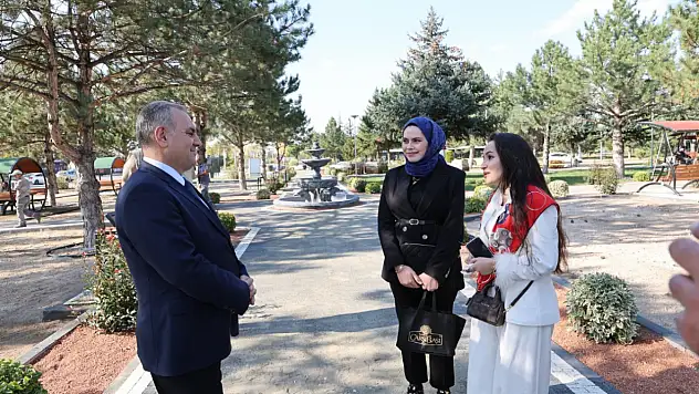Erciyes Üniversitesi'nde yeni sosyal alan: Kampüsteki parkta çalışmalar sürüyor