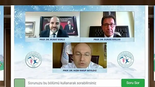 ERÜ'de '7. Erciyes Pediatri Kış Kongresi' düzenlendi