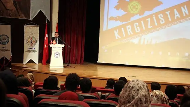 ERÜ'de Kırgızistan Tanıtım Günleri'nin ikincisi yapıldı