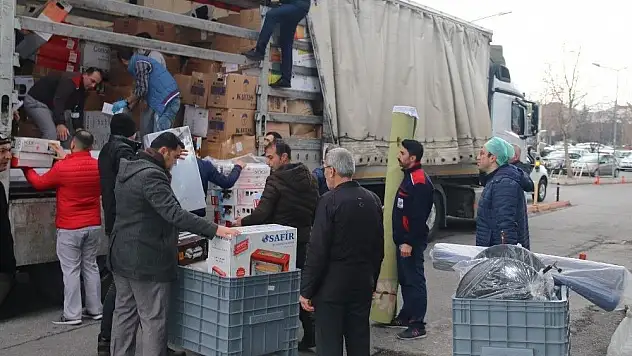 ERÜ'den Elazığ'a yardım eli
