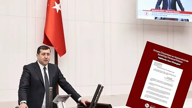 ERÜ Hastaneleri'ndeki personel açığı TBMM gündeminde