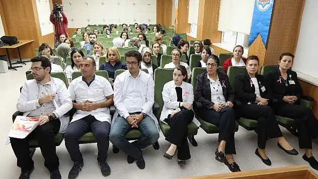 ERÜ Hastanelerinde 'Meme Kanseri Farkındalık Eğitimi' düzenlendi