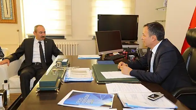 ERÜ Rektörü Çalış'ı, KTO Başkanı Gülsoy Ziyaret Etti
