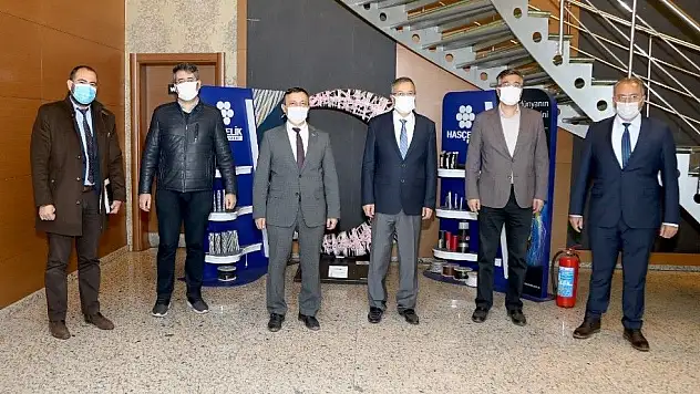 ERÜ Rektörü Çalış, Üniversite-Sanayi İşbirliği için ziyaretlerine devam ediyor