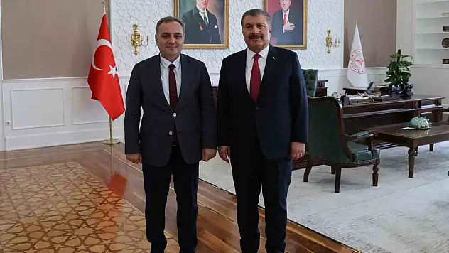Rektör Altun'dan Bakan Koca'ya dikkat çeken ziyaret!