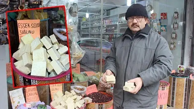 Eşek sütünden sabun modası