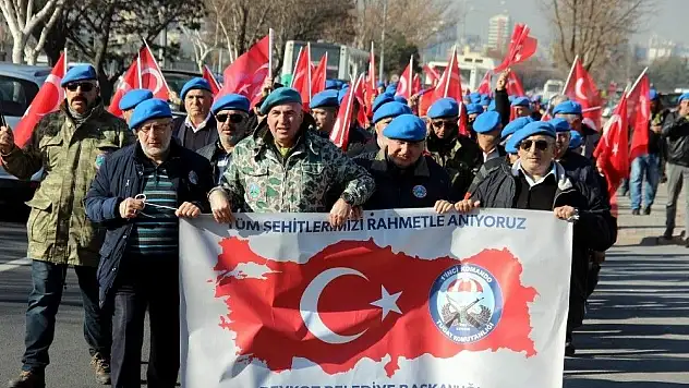 Eski Komandolar Kayseri şehitlerini andı