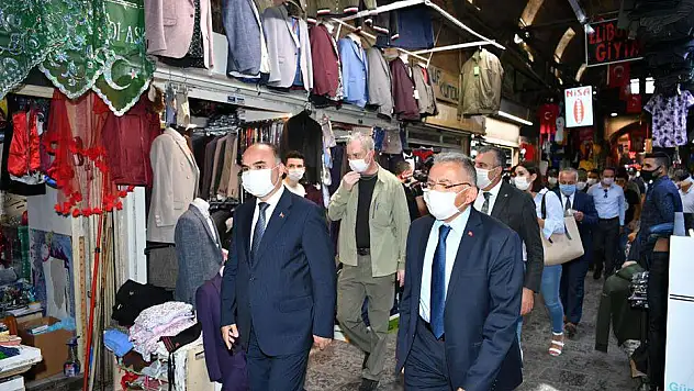 ESNAF DENETİMİNE ÇIKAN BÜYÜKKILIÇ: KAYSERİ'DE SIKINTILI BİR DURUM YOK!