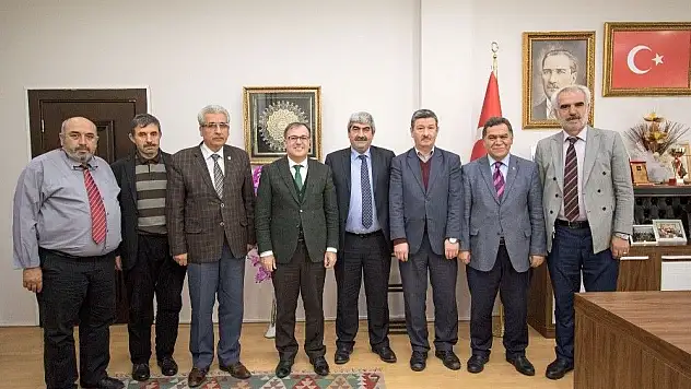 Esnaf Odası başkanlarından Özdoğan'a ziyaret
