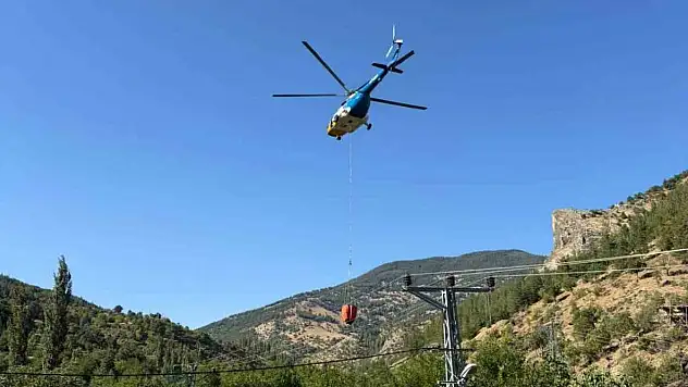 Feke'de ev yangını ormana sıçramadan söndürüldü