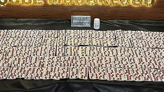 Evinde bin 795 adet uyuşturucu hap ele geçirilen şahıs tutuklandı!