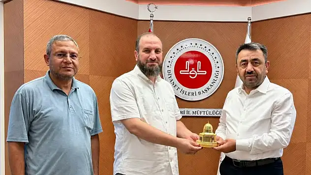 Filistinli Alimler Birliği Başkanı Kayseri'de!