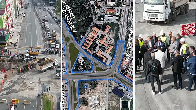 Flaş! Kayserililer dikkat: Kartal Kavşağı inşaatı deplase ile başladı…