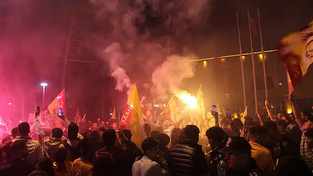 Galatasaray şampiyon oldu! Kayseri'de böyle kutlandı